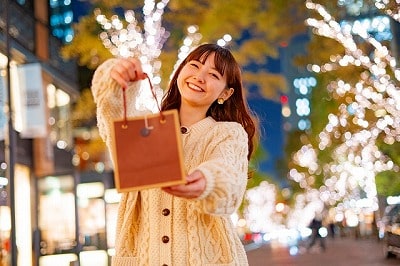 お気に入りの女性と一緒にいるシーン　今年のクリスマスは！？2