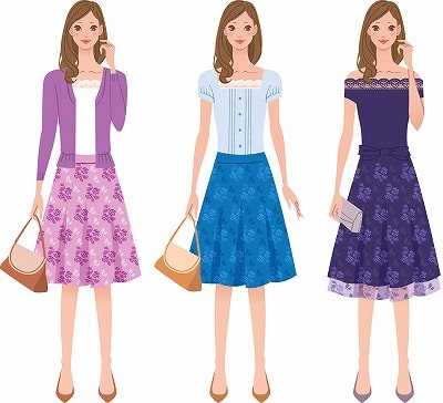 おしゃれをする女性