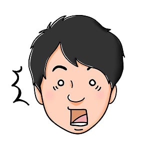 美佐男　驚き顔